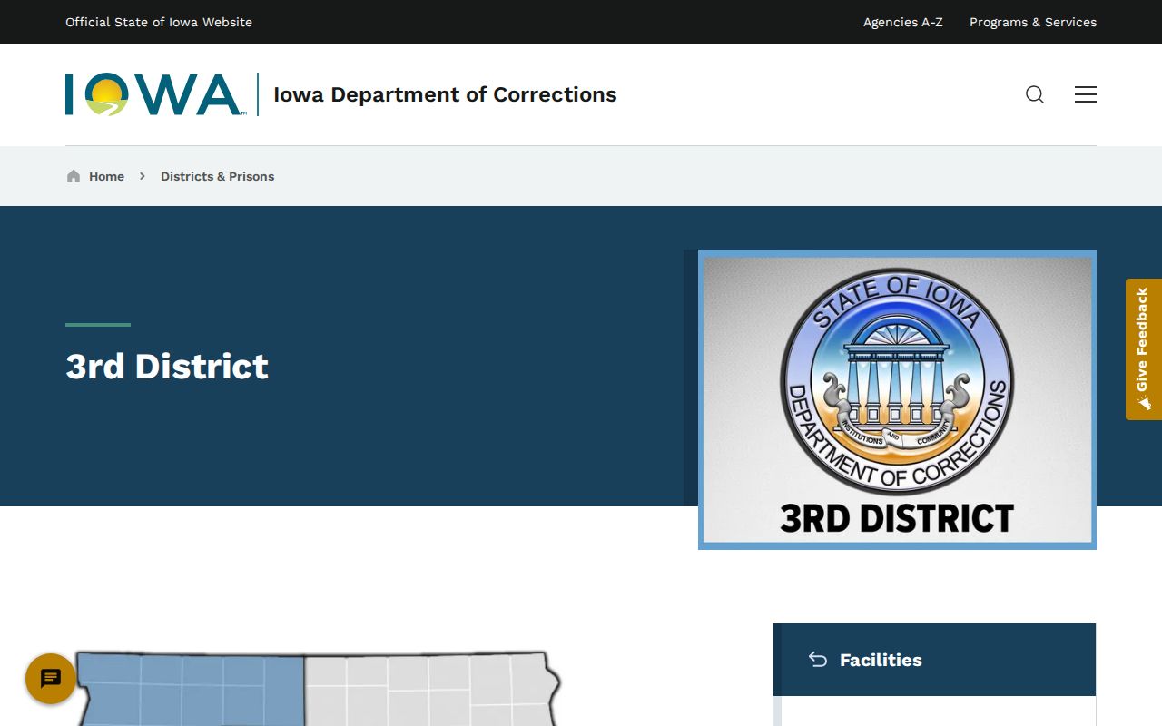 Third Judicial District supervision records serving Sioux County