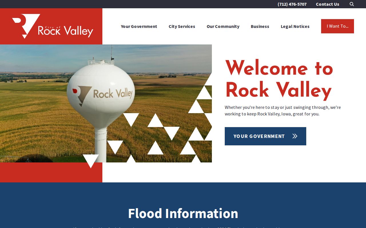 Rock Valley record access official city homepage