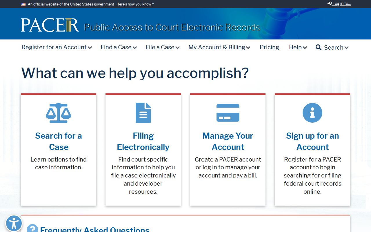 PACER search for federal criminal court cases from Sioux County